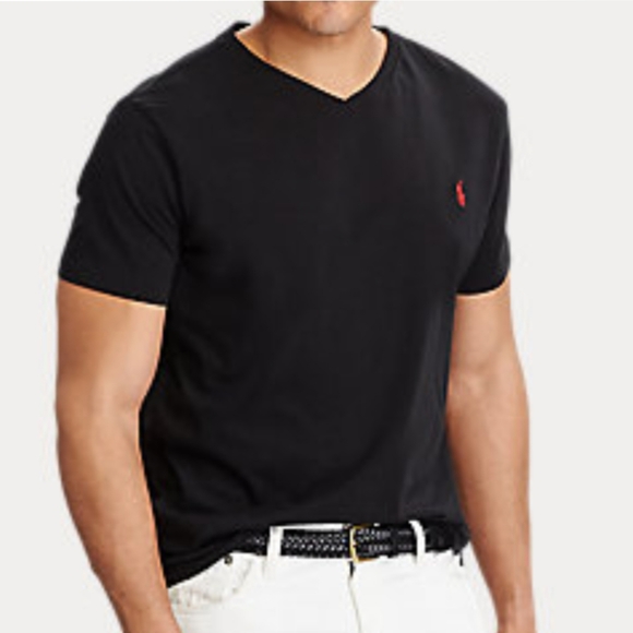 Ralph Lauren - Big & Tall Cotton V-Neck - Picture 4 of 10